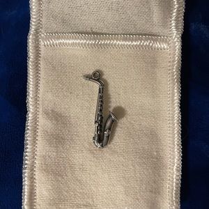 Vintage. Rare retired James Avery saxophone charm.
